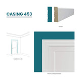 RESO RMC 453 11/16 in. D x 2-1/4 in. W x 85 in. L Primed Finger-Joined Pine Casing Molding 20-Pieces 140 ft. Total