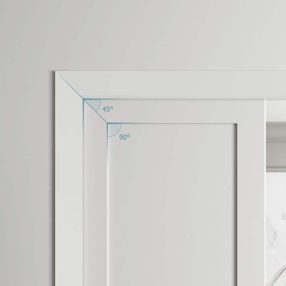 RESO RT 251 5/8 D in. x 2-1/2 W x 84 L in. Primed Pine Wood Finger-Joined Moliding Casing for 36T in. Door One Side