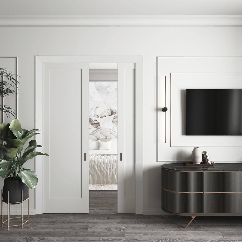 RESO RT 251 5/8 D in. x 2-1/2 W x 84 L in. Primed Pine Wood Finger-Joined Molding Casing for 36T in. Door Two Side