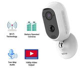 Revo Wireless 1080p Battery Operated Indoor/Outdoor Smart Security Camera