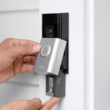 Ring Video Doorbell Battery Plus with Spotlight Cam Battery, White