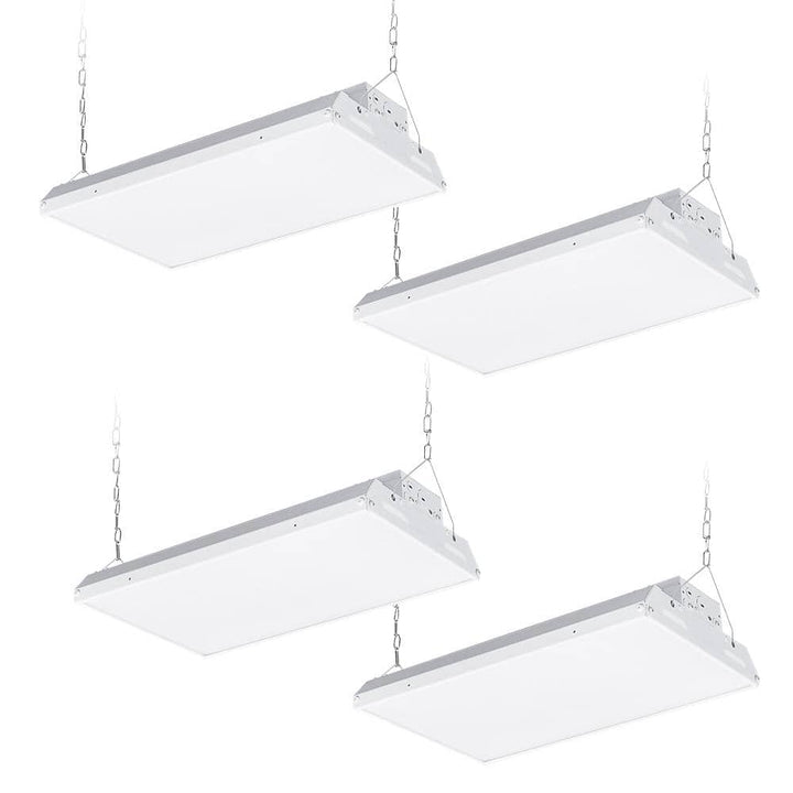 RUN BISON 1.4 ft. 115-Watt 17,000-Lumens Integrated LED Dimmable White Compact Size Linear High Bay Light 4000K/5000K (4-Pack)
