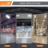 RUN BISON 2 ft. 800-Watt Equivalent Integrated LED Dimmable High Bay Light, 120-Volt-277-Volt 28,350 Lumens 5000K Daylight