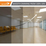 RUN BISON 2 ft. x 2ft. Dimmable White CCT and Wattage Selectable Integrated LED Back-Lit Flat Panel Light