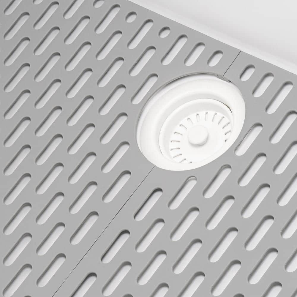 Ruvati Epirock 25 in. Undermount Laundry Sink with Accessories