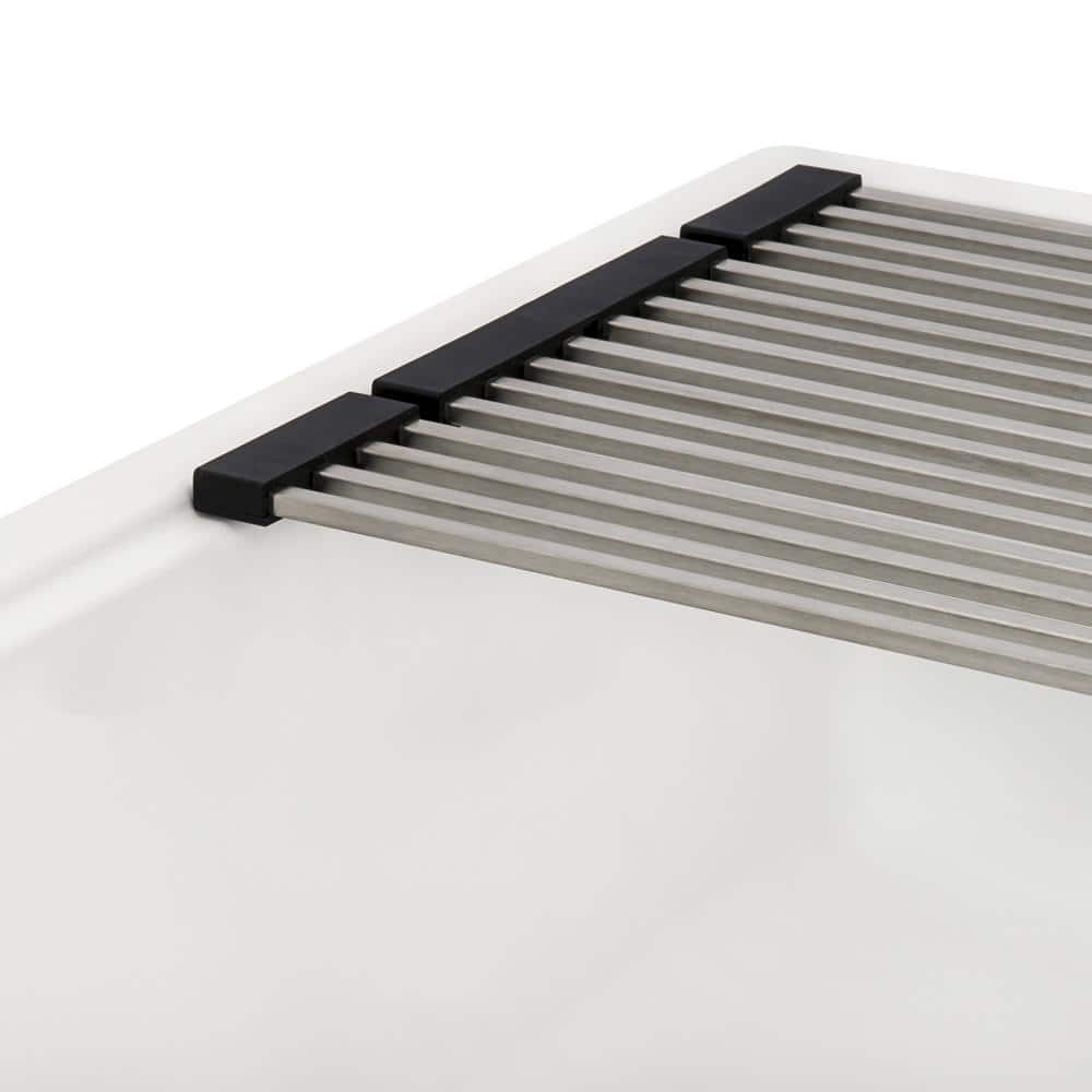Ruvati Epirock 25 in. Undermount Laundry Sink with Accessories