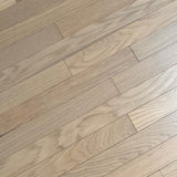 Dekorman White Sands Oak 3/8 in. T x 3 in. W Tongue and Groove Wire Brushed Engineered Hardwood Flooring (35.34 sq.ft./case)