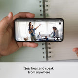 Blink Mini Pan Tilt Camera, Wired Indoor White Rotating Plug In Smart Security Camera, 2-Way Audio, HD Video, Motion
