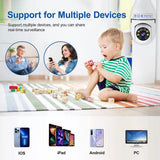 Wireless Light Bulb Indoor/Outdoor Dome WIFI Security Camera Single