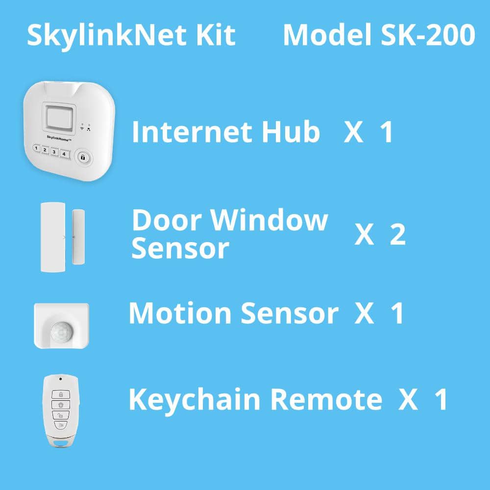 SkyLink Wireless Alarm, Security System Kit - Echo Alexa compatible
