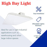 Spitzer 1.05 ft. 300-Watt Equivalent Integrated LED White Linear High Bay Light