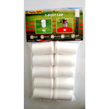 Stake Safe T Posts, Rebar 3-8, Smaller U Posts, Tent Stakes (10 per Bag) White