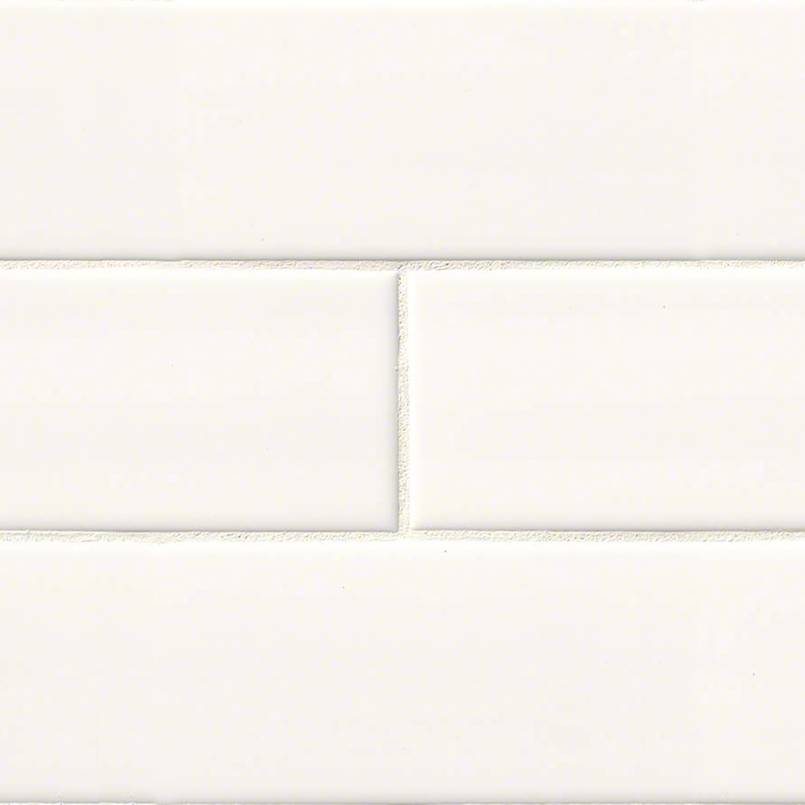 MSI 4 in. x 16 in. Glossy Ceramic White Subway Tile (0.44 sq. ft.)