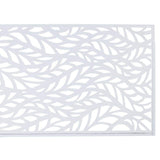 Sudzendf Outdoor and Indoor Freestanding Decorative Privacy Screen Metal Privacy Screen, Fence Panels in White