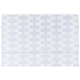 Sudzendf Outdoor and Indoor Freestanding Decorative Privacy Screen Metal Privacy Screen, Fence Panels in White