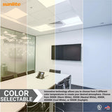 Sunlite 1 ft. x 1 ft. Dimmable 920 Lumens Integrated LED Panel Light, Selectable CCT 3000K 3500K 4000K 4500K 5000K