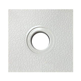 Swan 32 in. x 48 in. Solid Surface Single-Threshold Center-Drain Shower Pan in White