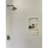 Swan Recessed Solid Surface Soap Dish in White, 22 in. x 15 in.