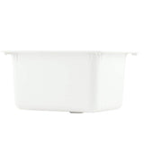 Swan 25 in. x 22 in. x 13.6 in. Solid Surface Undermount Utility Sink in White