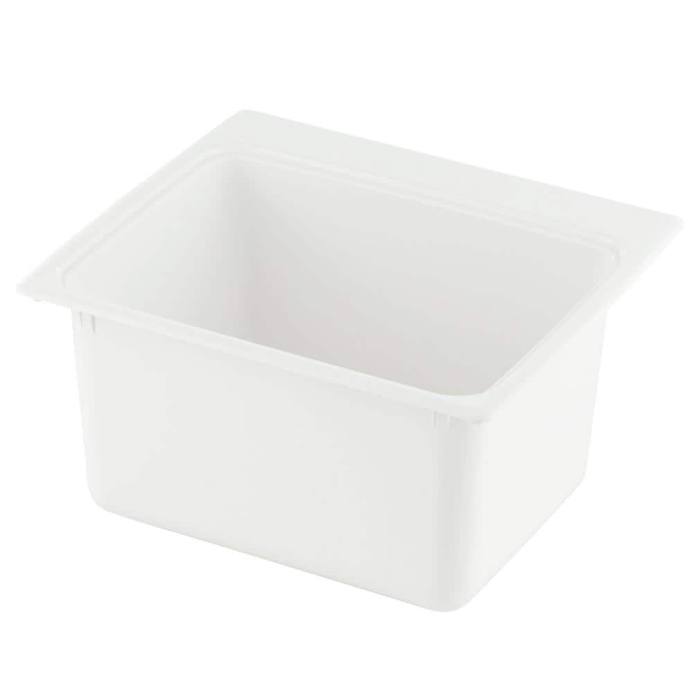 Swan Solid Surface Undermount Utility Sink, 25x22 Inch, White