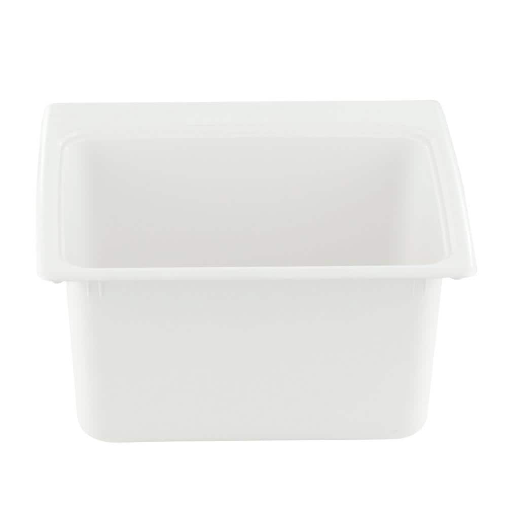 Swan Solid Surface Undermount Utility Sink, 25x22 Inch, White