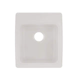 Swan Solid Surface Undermount Utility Sink - White