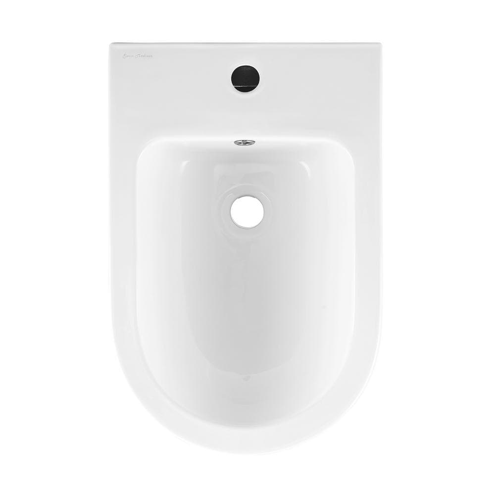 Swiss Madison St. Tropez Wall Hung Elongated Bidet in Glossy White