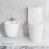Swiss Madison St. Tropez Wall Hung Elongated Bidet in Glossy White