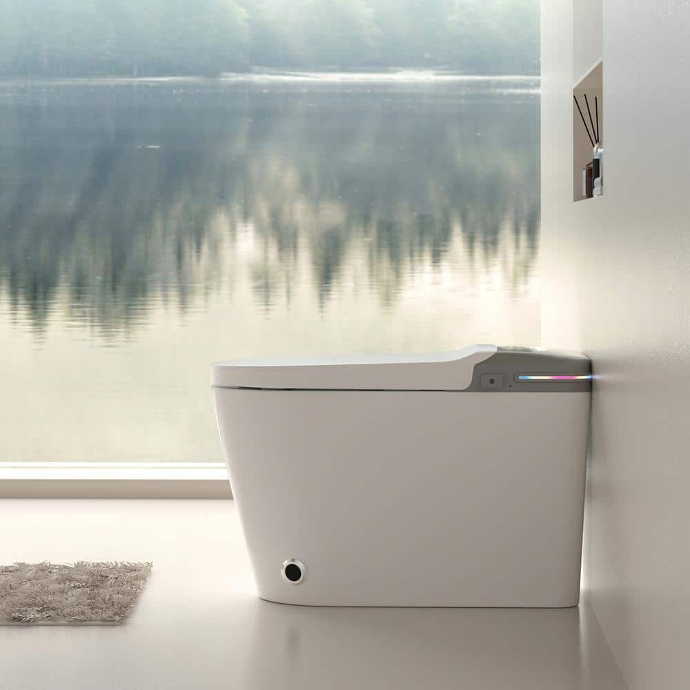 Tenleaf Elongated Smart Bidet Toilet with Heated Seat and Aromatherapy