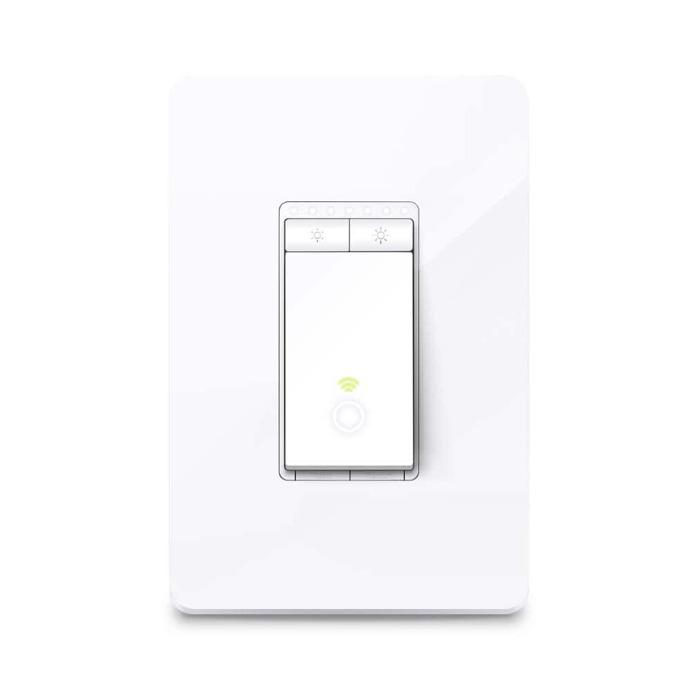 TP-LINK Kasa Smart Wi-Fi Light Dimmer Switch, White