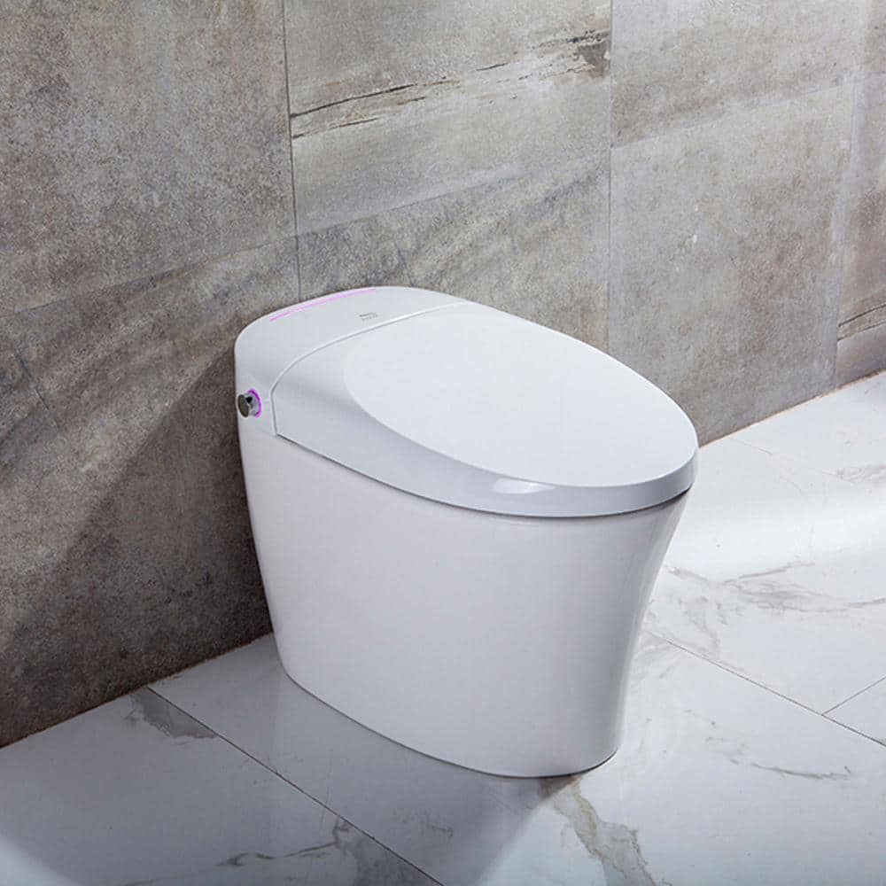 Transolid Rosemary 1-Piece Dual Flush Elongated Smart Toilet Bidet