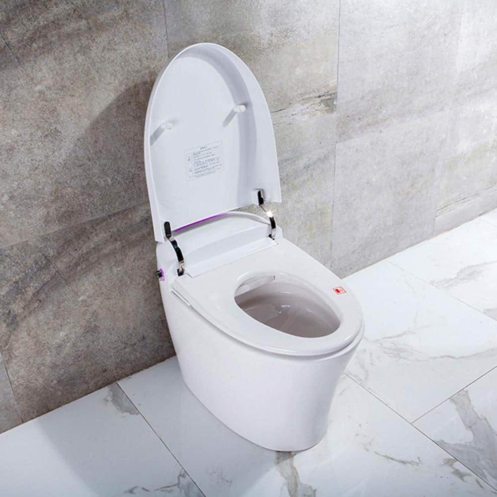 Transolid Rosemary 1-Piece Dual Flush Elongated Smart Toilet Bidet