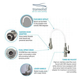 Transolid Stainless Steel Laundry Utility Sink & Cabinet Combo - TCB-2420-WC