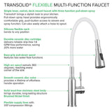 Transolid Stainless Steel Laundry Utility Sink & Cabinet Combo - TCB-2420-WC