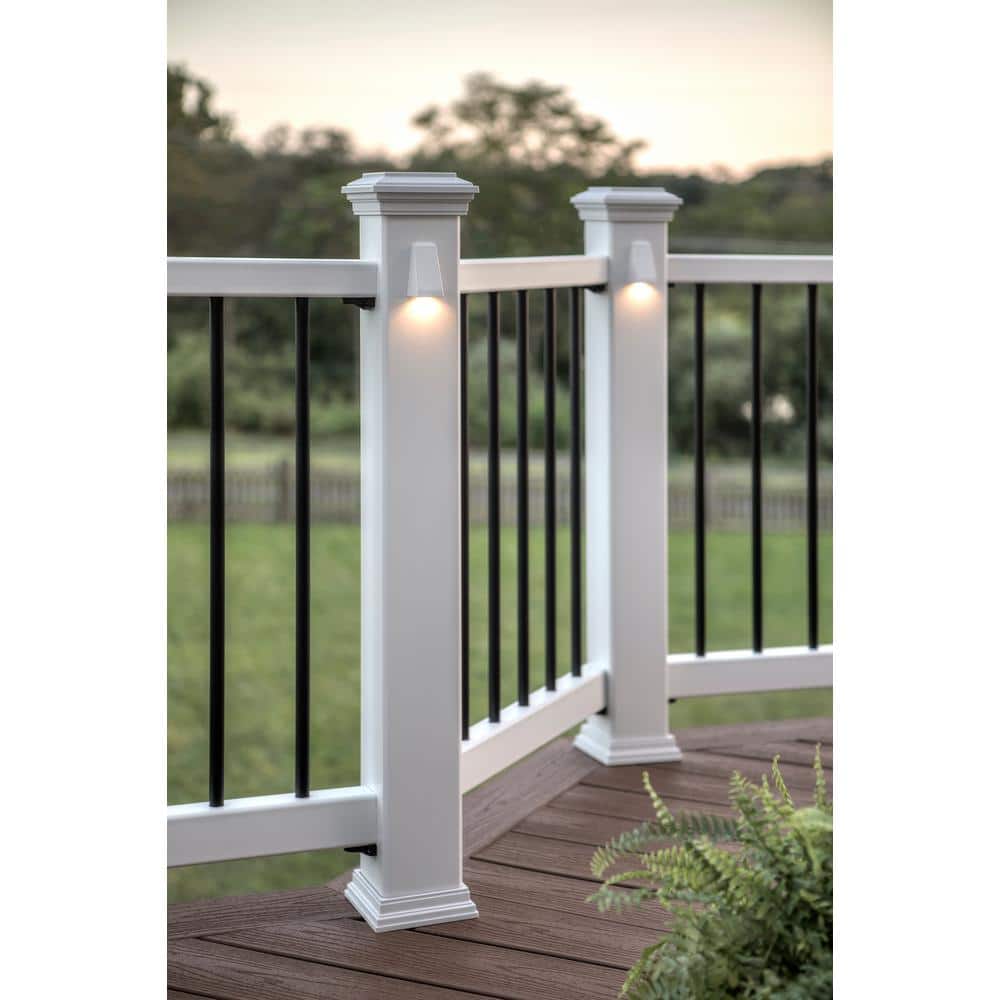 Trex Transcend 4 in. x 4 in. Classic White Composite Post Sleeve Skirt