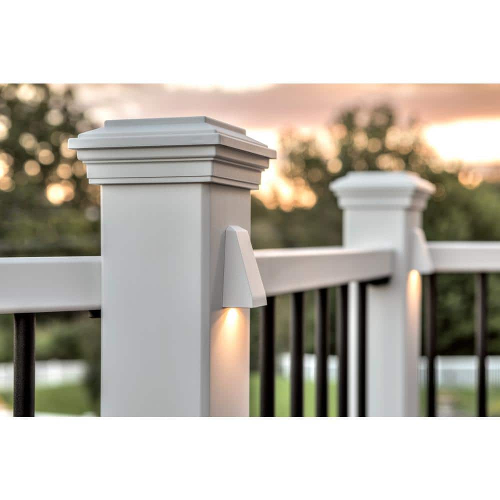 Trex Transcend 4 in. x 4 in. Classic White Composite Post Sleeve Skirt