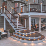 Trex Deck Lighting LED Riser Lights (4-Pack) - Classic White