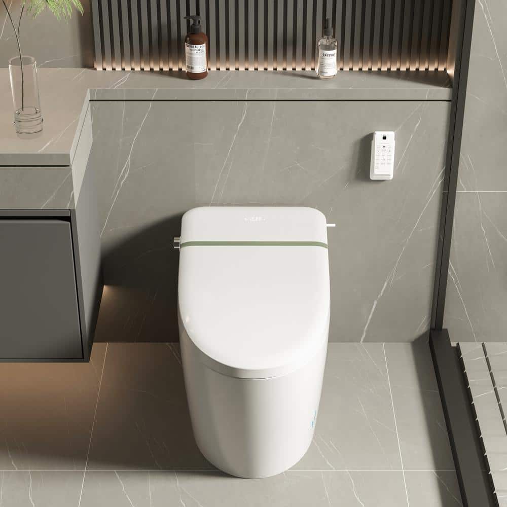 UKISHIRO Elongated Smart Bidet Toilet with Adjustable Sprayer Settings