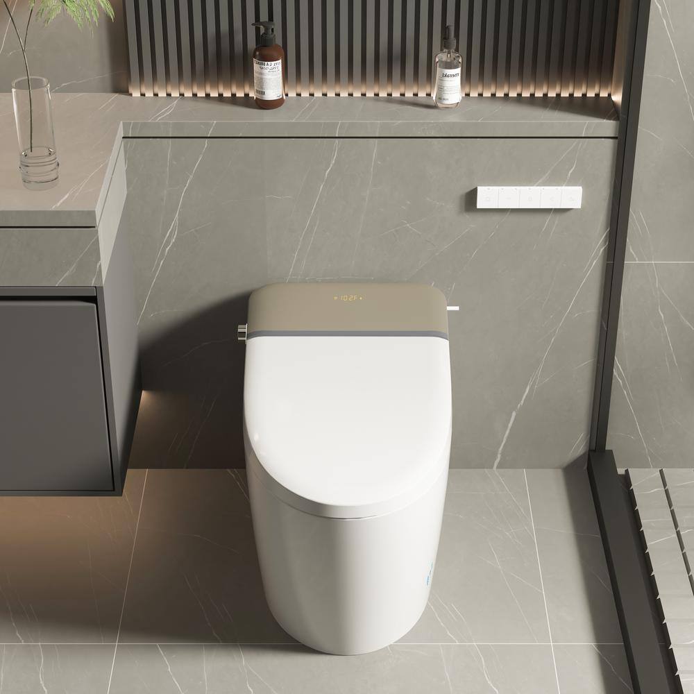 UKISHIRO Smart Bidet Toilet with Auto-Open Lid, Heated Seat, and Deodorizing - CLB23A18