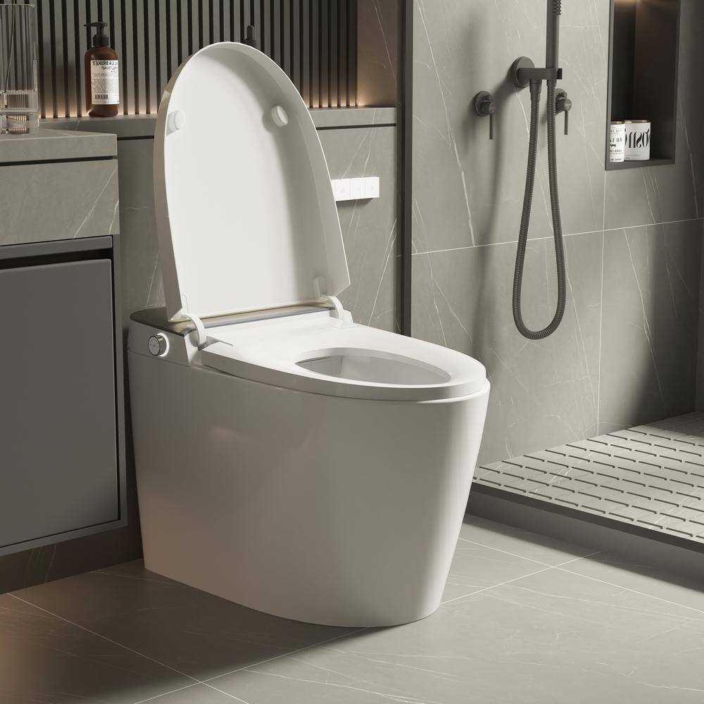 UKISHIRO Smart Bidet Toilet with Auto-Open Lid, Heated Seat, and Deodorizing - CLB23A18
