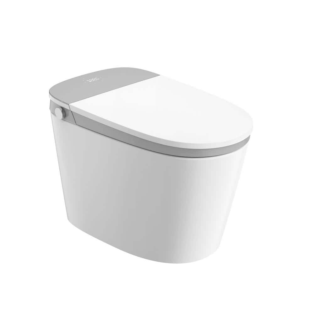 Unbranded 1.6/1.1 GPF ADA Smart Toilet Bidet with Auto Open/Close & UV-C Disinfection
