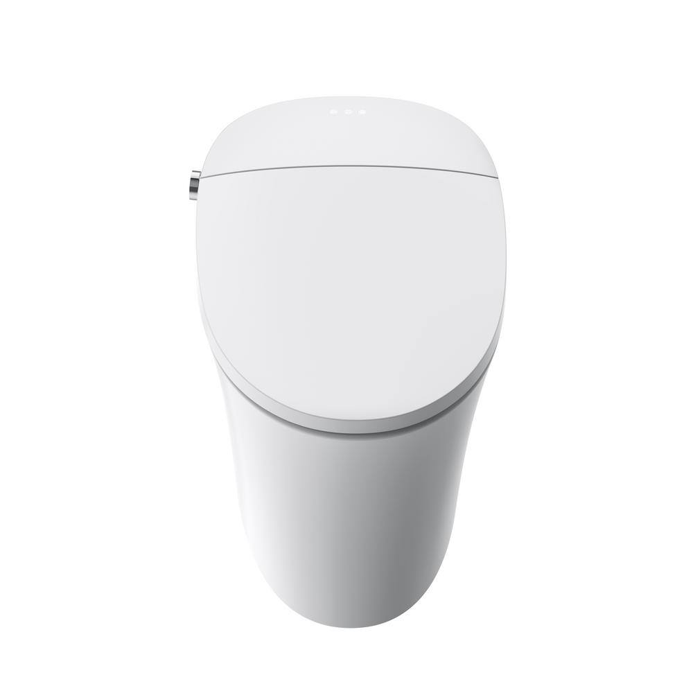 Unbranded ADA Compliant Smart Bidet Toilet - Dual Flush, Remote Control, White