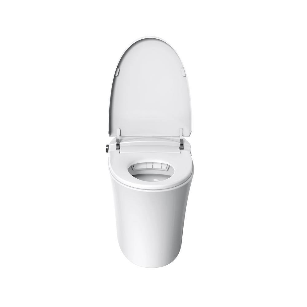 Unbranded ADA Compliant Smart Bidet Toilet - Dual Flush, Remote Control, White
