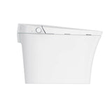 Unbranded ADA Compliant Smart Bidet Toilet - Dual Flush, Remote Control, White