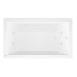 Universal Tubs Sapphire 5.5 ft. Rectangular Drop-in Whirlpool and Air Bath Tub in White (66 x 35.625 x 23 in)
