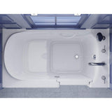 Universal Tubs HD Series 30 in. x 54 in. Right Drain Quick Fill Walk-In Soaking Bathtub in White