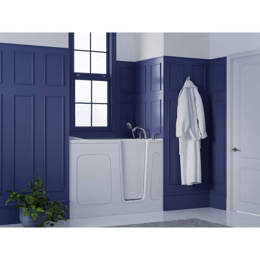 Universal Tubs HD Series 30 in. x 54 in. Right Drain Quick Fill Walk-In Soaking Bathtub in White
