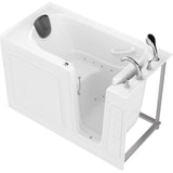 Universal Tubs Safe Premier 59 in. Right-Drain Walk-In Air Jetted Bathtub in White with Fast-Filling Faucet
