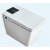UPIKER 1-Piece Square Bidet Toilet with Heated Seat and Auto Flush, White