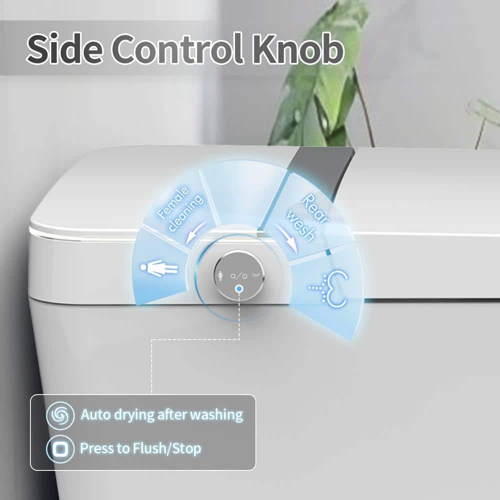 UPIKER 12-in-1 Smart Toilet with Heated Seat, Auto Flush, and Night Light